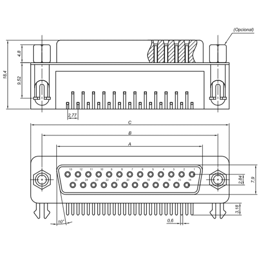 conector-soquete-db-90-f conector soquete db 90 f