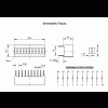 display barra led 10 segmentos azul ultra brilho 726044