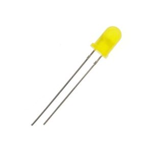 led pth 3mm amarela encapsulamento amarelo difuso L1361