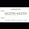 modulo 3 leds para backlight azul 743006