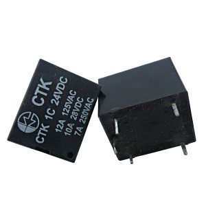 Relê Miniatura de Potência CTK 1C-12A-24VDC