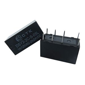 Relê Miniatura de Potência CTK DSY2-2C-S-05L