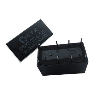 Relê Miniatura de Potência CTK DSY2-2C-S-12L