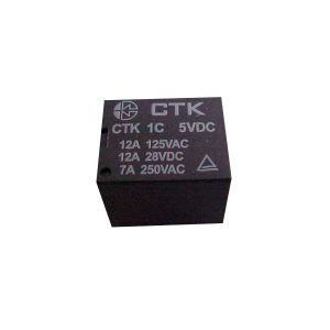 Relê Miniatura de Potência CTK 1C-12A-05VDC