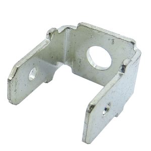 Terminal CRD Faston Latão 90º 6,3mm duplo 100.179