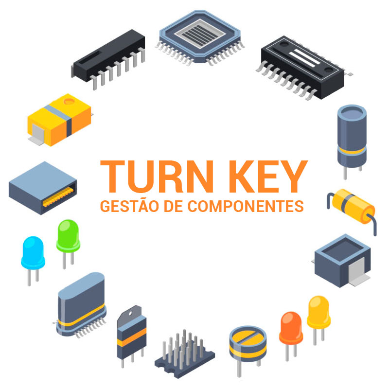 turn key componentes eletronicos montagem
