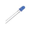 LED PTH 5mm Azul Encapsulamento Azul Difuso
