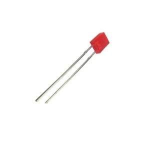 LED PTH Retangular Vermelha Encapsulamento Vermelho Difuso - LI2163