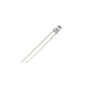 Led PTH 3mm verde amarelado encapsulamento hialino