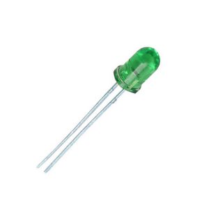 Led PTH 5mm Verde encapsulamento Verde difuso LI221