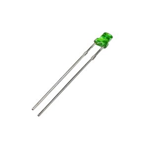 Led PTH cônico verde encapsulamento verde transparente L1221T