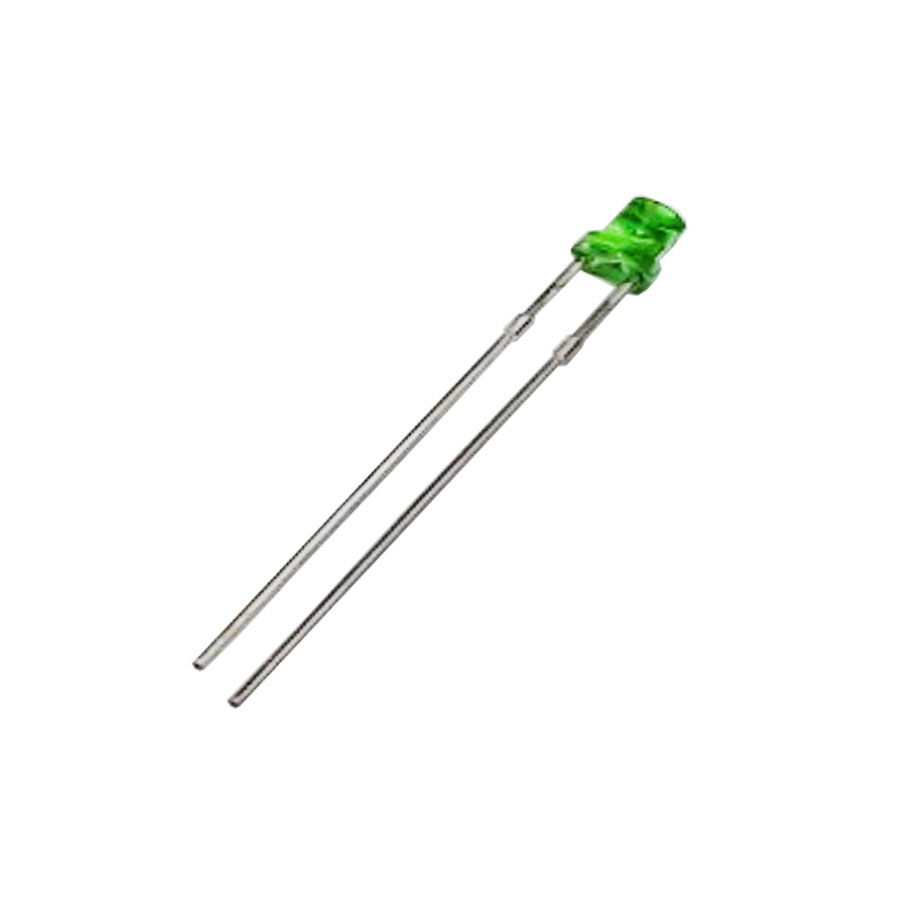 Led PTH cônico verde encapsulamento verde transparente L1221T Led PTH cônico verde encapsulamento verde transparente L1221T