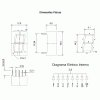 display led 7 segmentos verde 0.56 catodo comum D148K