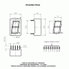 display led 7 segmentos verde esmeralda 0.56 catodo comum D148K-15G3-TL6