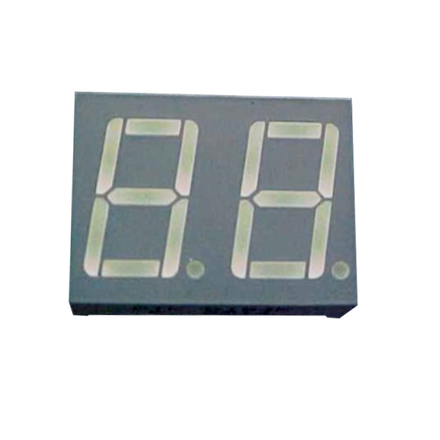 display-led-duplo-7-segmentos-vermelho-0.56-anodo-comum-D191A display led duplo 7 segmentos vermelho 0.56 anodo comum D191A foto