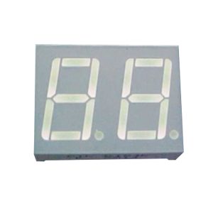 display led duplo 7 segmentos vermelho 0.56 catodo comum D164K foto
