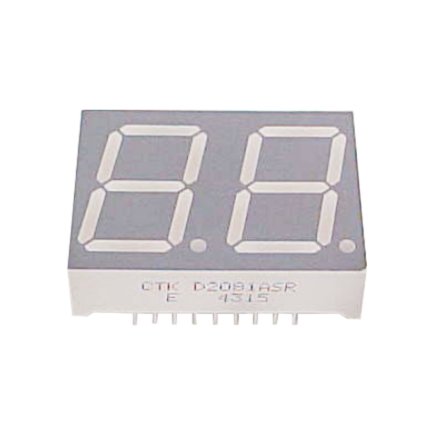 display-led-duplo-7-segmentos-vermelho-0.8-anodo-comum-D2081ASR display led duplo 7 segmentos vermelho 0.8 anodo comum D2081ASR