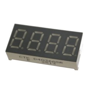 display led quadruplo 7 segmentos vermelho 0.36 catodo comum D4036KSR