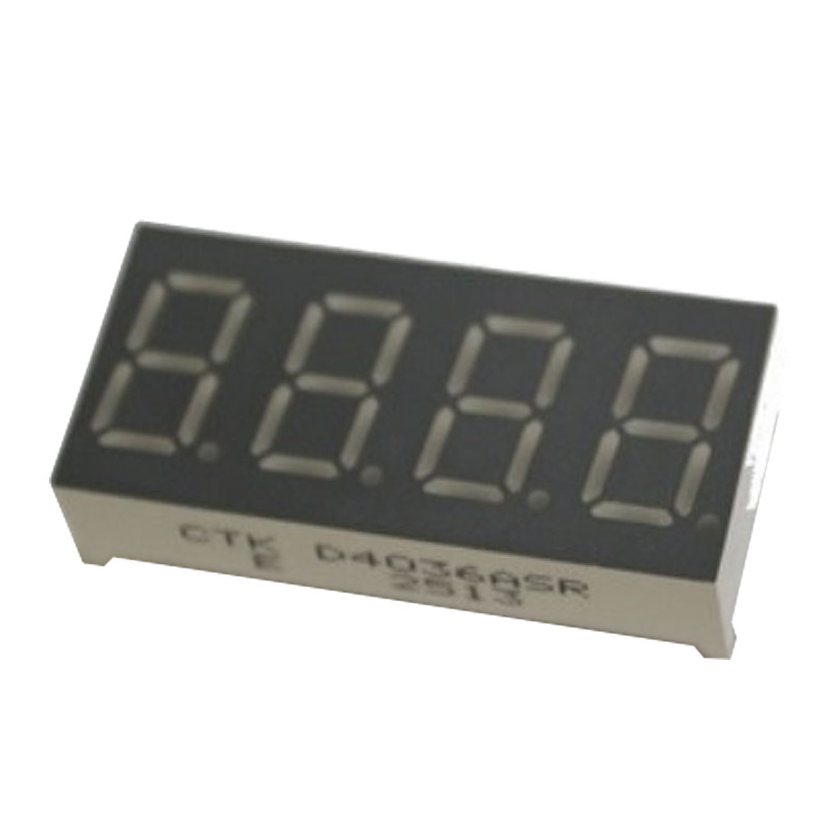 display-led-quadruplo-7-segmentos-vermelho-0.36-catodo-comum-D4036KSR display led quadruplo 7 segmentos vermelho 0.36 catodo comum D4036KSR