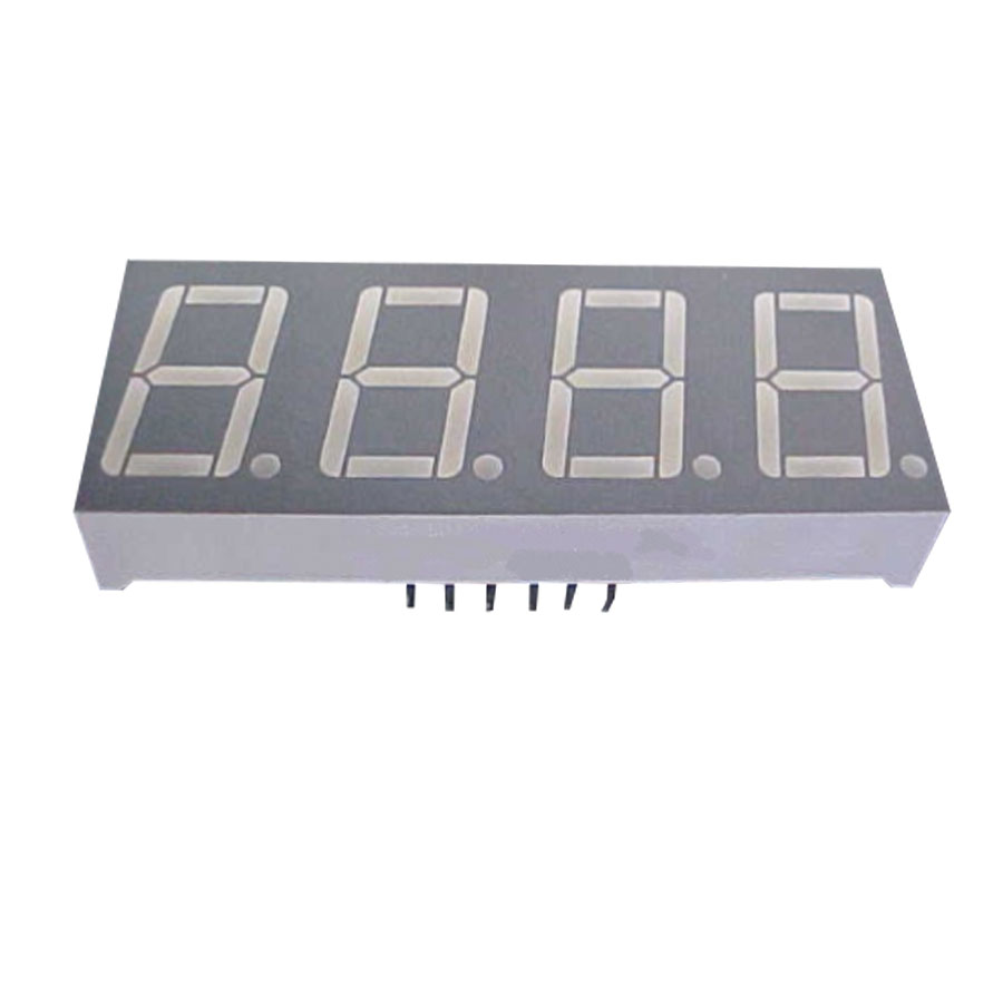 Display LED Quadruplo 7 Segmentos Vermelho 0.56" Catodo Multiplexado - D4156KSR Display LED Quadruplo 7 Segmentos Vermelho 0.56" Catodo Multiplexado - D4156KSR