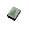 display led seta verde esmeralda face branca 20x15mm d119g 15g3