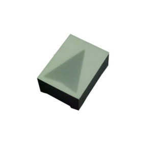 display led seta verde esmeralda face branca 20x15mm d119g 15g3
