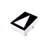 Display Led seta vermelho face preta 20x15mm D119SR B TH