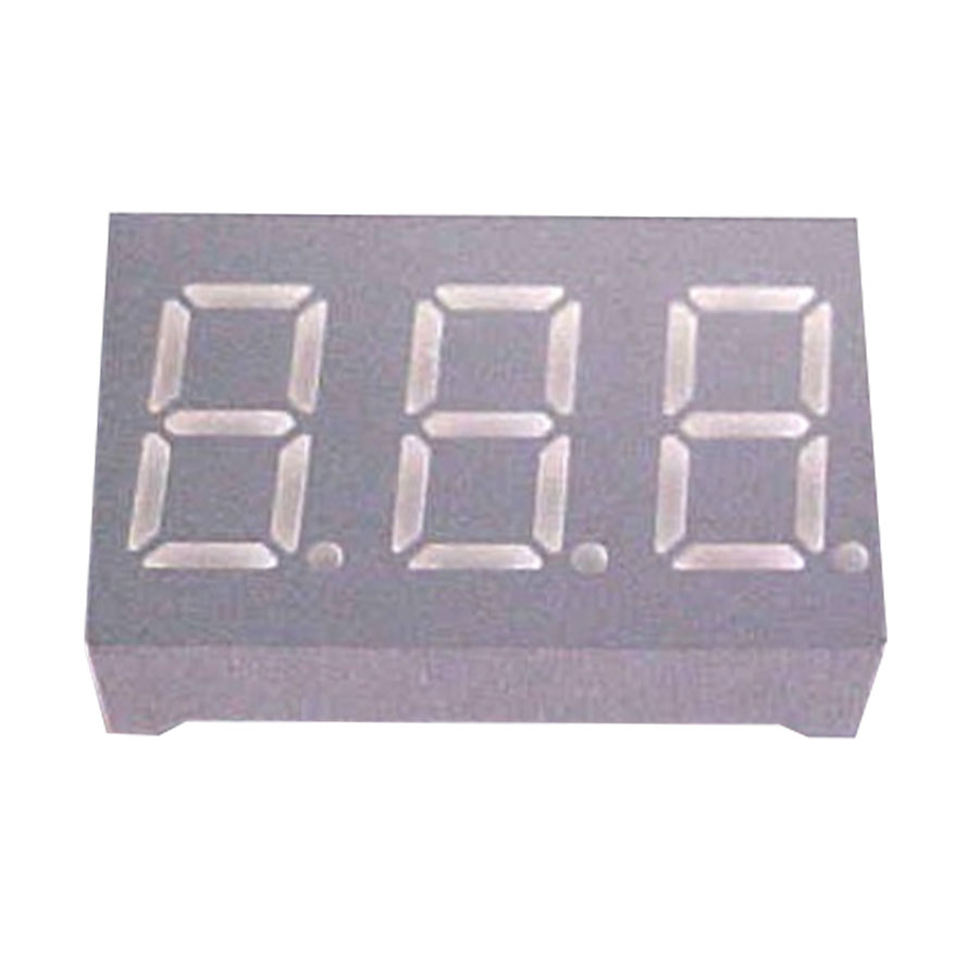 display-led-triplo-7-segmentos-azul-0.36-catodo-comum-D30361KB Display LED Triplo 7 Segmentos Azul 0.36" Catodo Comum - D30361KB