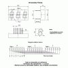 display led triplo 7 segmentos azul 0.4 anodo comum D3042AB 14BL