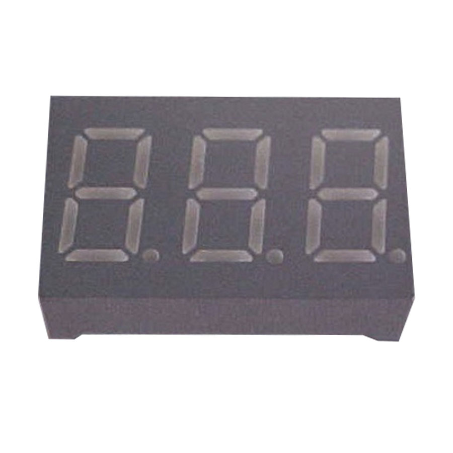 display-led-triplo-7-segmentos-azul-0.4-anodo-comum-D3042AB-14BL display led triplo 7 segmentos azul 0.4 anodo comum - D3042AB -4BL