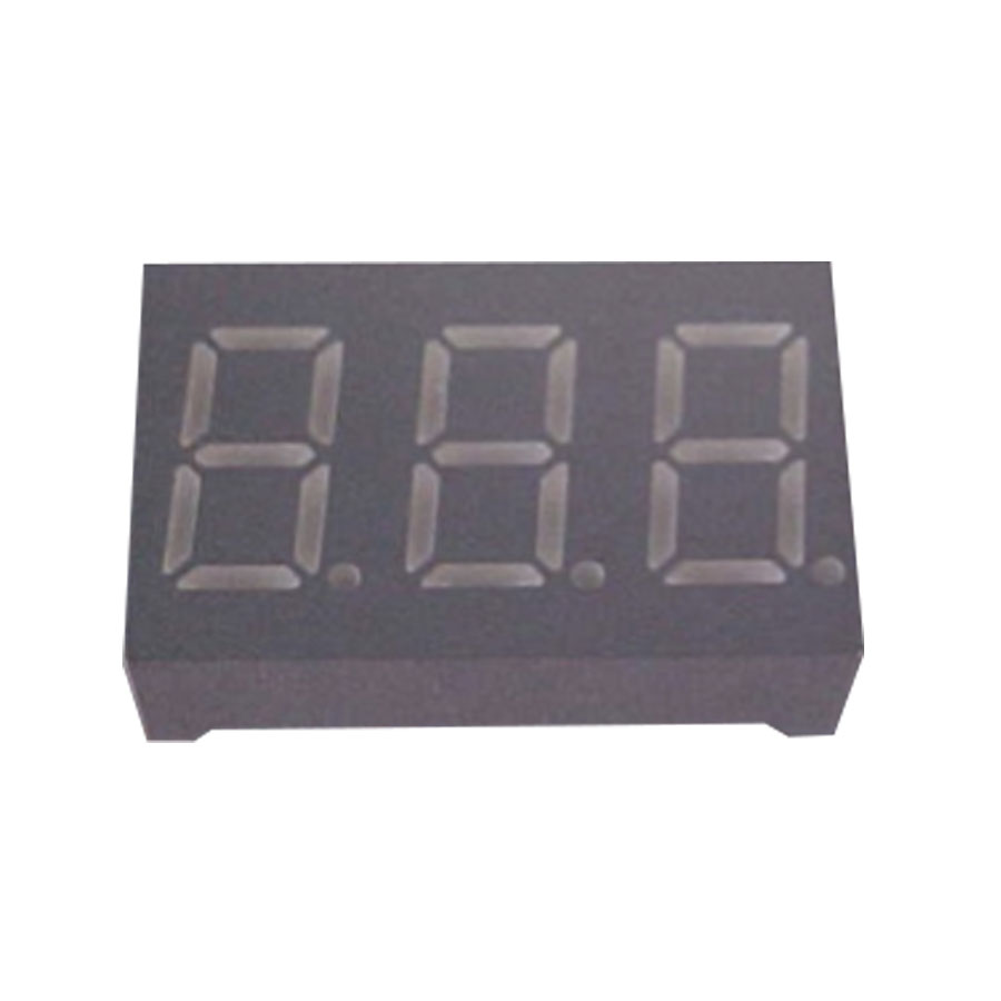 Display LED Triplo 7 Segmentos Azul 0.4" Catodo Comum - D3042KB-14BL Display LED Triplo 7 Segmentos Azul 0.4" Catodo Comum - D3042KB-14BL