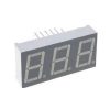 display led triplo 7 segmentos azul 0.56 anodo comum multiplexado D3156AB 14BL foto