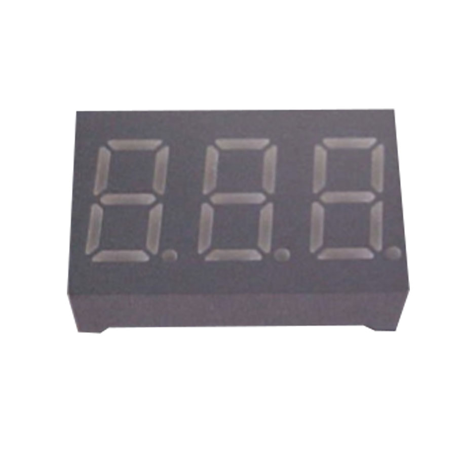 display-led-triplo-7-segmentos-verde-0.4-catodo-comum-D3042KG Display LED Triplo 7 Segmentos Verde 0.4" Catodo Comum - D3042KG