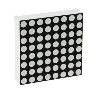 display matriz de pontos 1.2 vermelho 8x8 face preta anodo D1388ASRHP