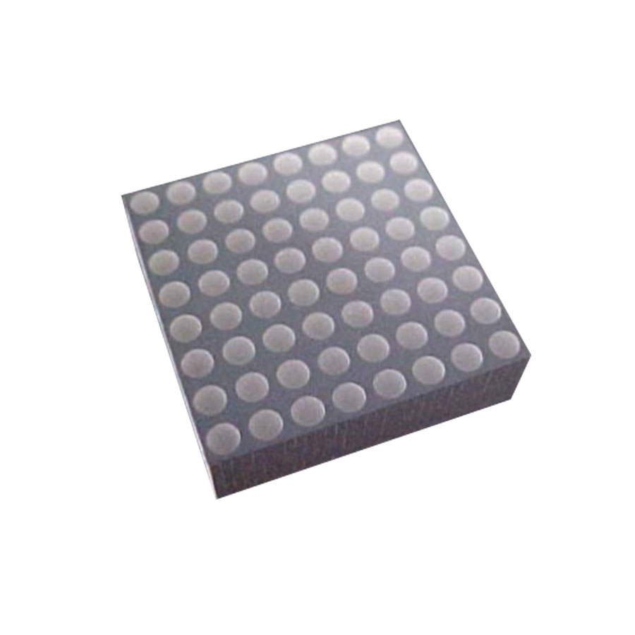 display-matriz-de-pontos-1.2-vermelho-alaranjado-8x8-catodo-D13882O Display Matriz de Pontos 1.2" Vermelho Alaranjado 8x8 Catodo - D13882O