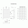 display matriz de pontos 2 azul 5x7 catodo D7x5B 14BL