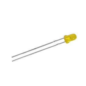 led pth 3mm amarela ambar encapsulamento amarela transparente L330T