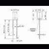 led pth 3mm amarela ambar encapsulamento hialino L330H