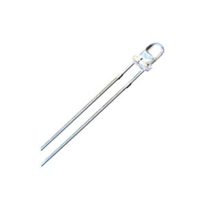 led pth 3mm amarela ambar encapsulamento hialino l330hu uyb