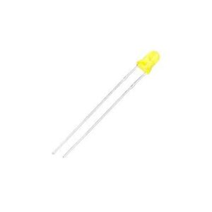 led pth 3mm amarela encapsulamento amarelo semi difuso l1361sd65 uyb