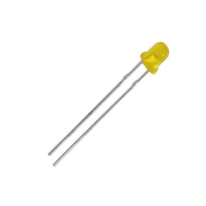 LED PTH 3mm Amarela Soft Encapsulamento Amarelo Transparente - L1361TB-TC9UYS