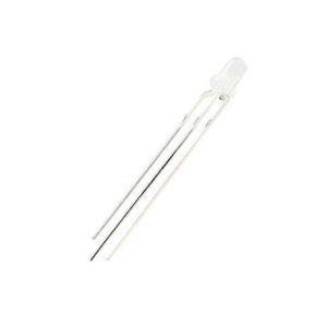 led pth 3mm bicolor verde e amarela ambar encapsulamento branco leitoso l13gy