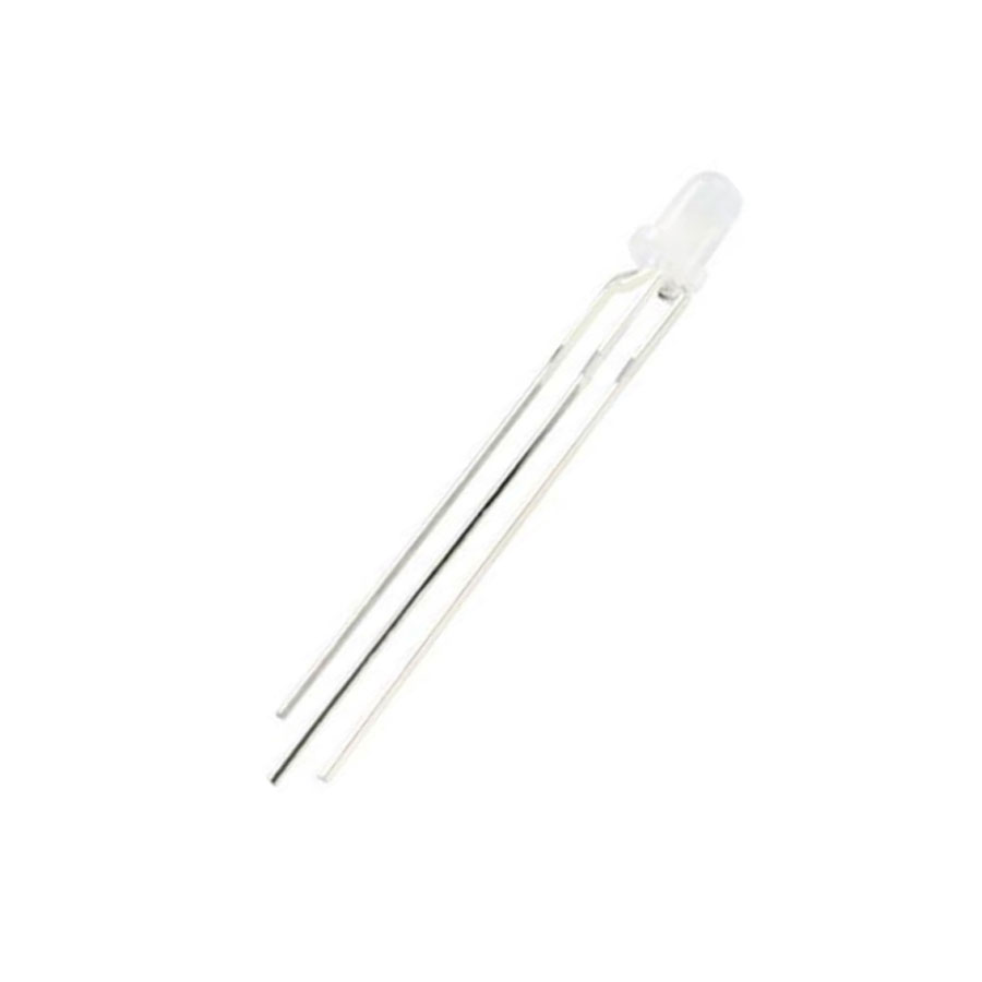 led-pth-3mm-bicolor-verde-e-amarela-ambar-encapsulamento-branco-leitoso-l13gy led pth 3mm bicolor verde e amarela ambar encapsulamento branco leitoso l13gy