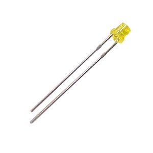 led pth 3mm contra conico laranja soft encapsulamento amarelo transparente L1825T