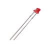 led pth 3mm contra conico vermelha encapsulamento vermelho transparente L1521T
