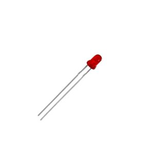 led pth 3mm vermelha alaranjada encapsulamento vermelho transparente L134T URS