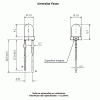 led pth 3mm vermelha encapsulamento hialino - LI134-URS