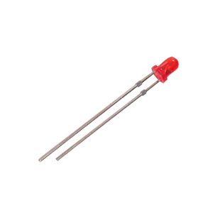 led pth 3mm vermelha encapsulamento vermelho transparente com stopper L530TS