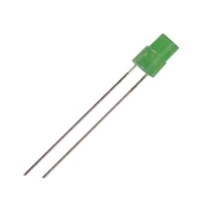 led pth 4mm corpo duplo verde encapsulamento verde difuso l1241