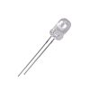 Led PTH 5mm Amarela Âmbar Encapsulamento Hialino Topo Diamante L321DH